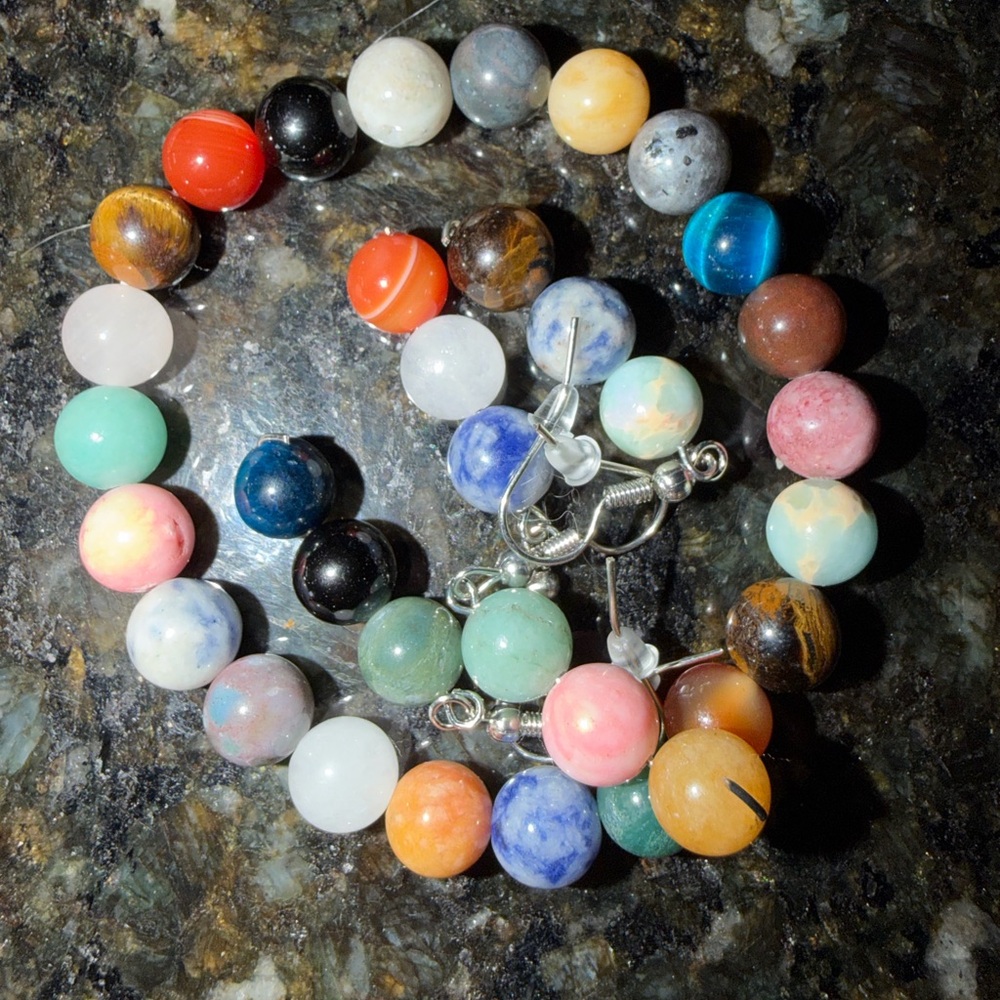 Multicolor Beaded Bracelet Set